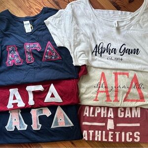 Seven Alpha Gamma Delta Shirts